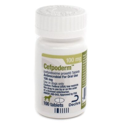 Cefpoderm (cefpodoxime) Tablets for Dogs