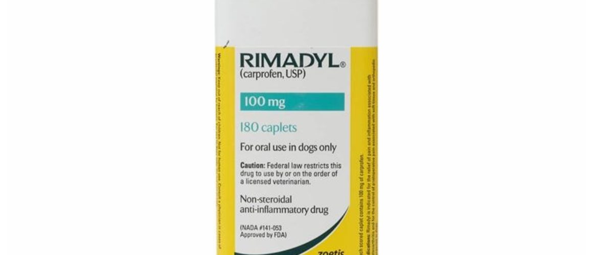 Rimadyl (Carprofen) Caplets for Dogs 100 mg 180 CT
