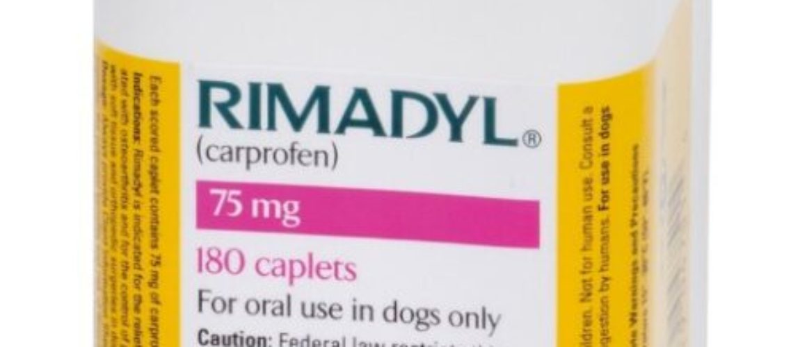 Rimadyl (Carprofen) Caplets for Dogs 75 mg 180 CT