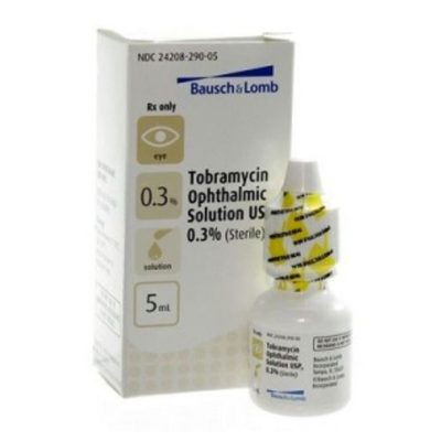 Tobramycin (Generic) Ophthalmic Solution 0.3%, 5-mL Baush & Lomb
