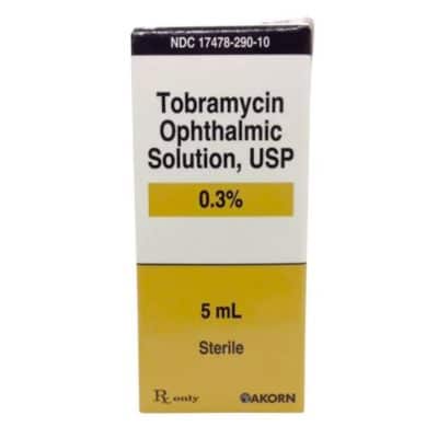 Tobramycin Ophthalmic Solution 0.3%, 5 ml Akorn