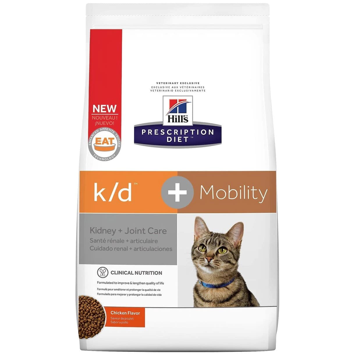 Hill's Prescription Diet k/d Kidney Care + Mobility Care with Chicken Dry Cat Food