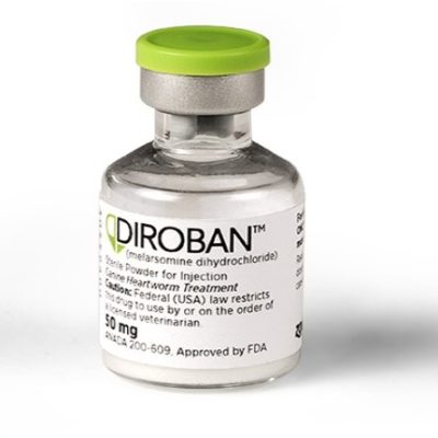 DIROBAN (Melarsomine) Sterile Powder for Inj. (25mgml) 2ml, 5 Vials