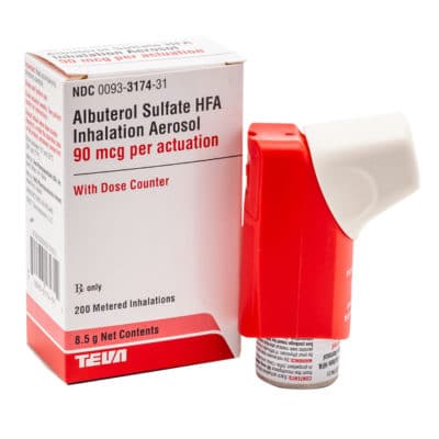 Albuterol Sulfate HFA 90mcg Inhaler