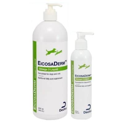 EicosaDerm Omega 3 Liquid Dog & Cat Nutritional Supplement 8oz and 32oz