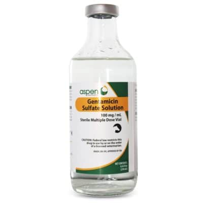 Gentamicin Injection 100mg per ml 250ml Vial (3)