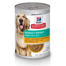 Hill's Science Diet Perfect Weight Hearty Vegetable & Chicken Stew,Adult Canned Dog Food