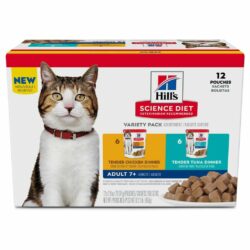 Hill's Science Diet 7+ Tender Dinner Variety Pack, Adult Cat Food