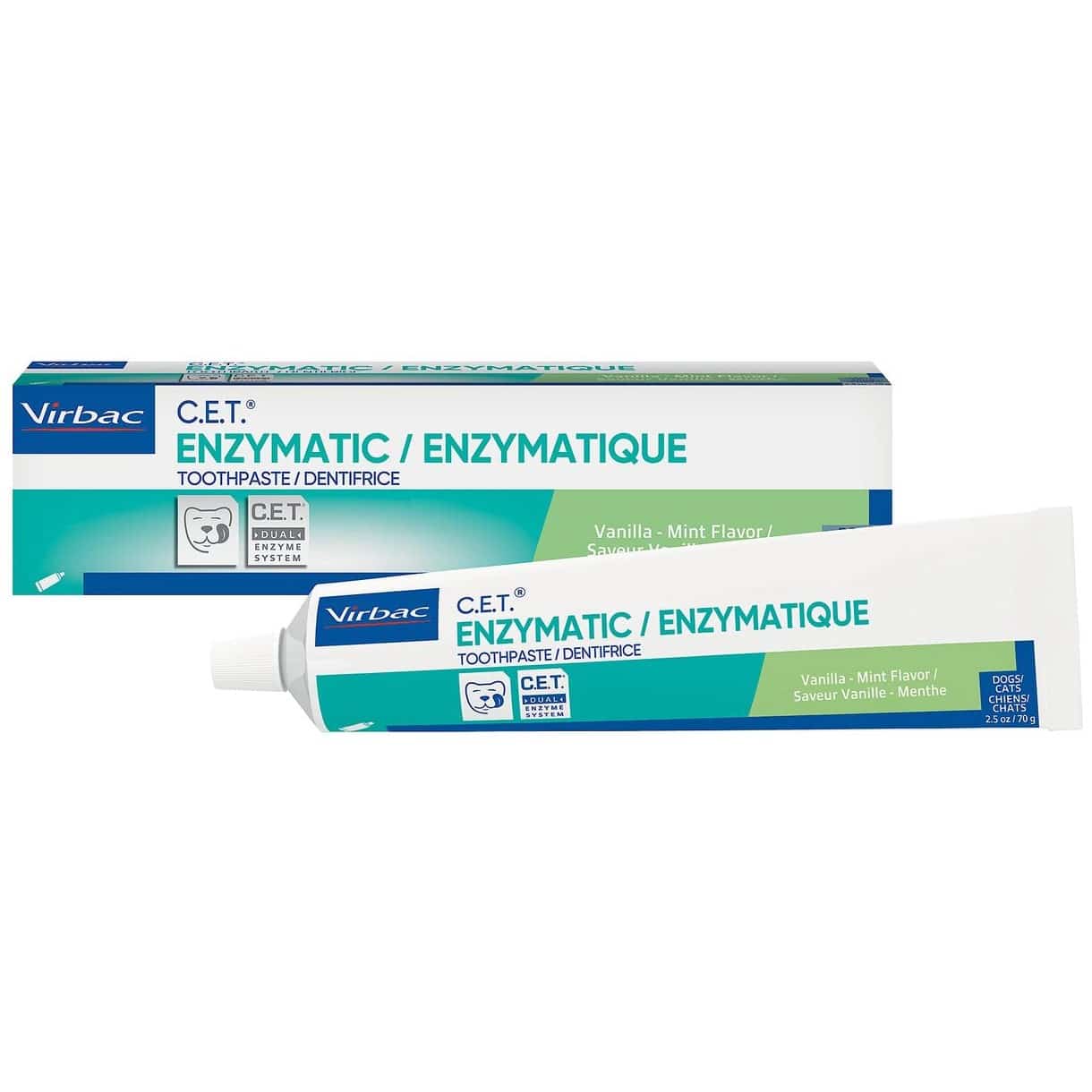 Virbac C.E.T. Enzymatic Vanilla Mint Flavored Dog & Cat Toothpaste
