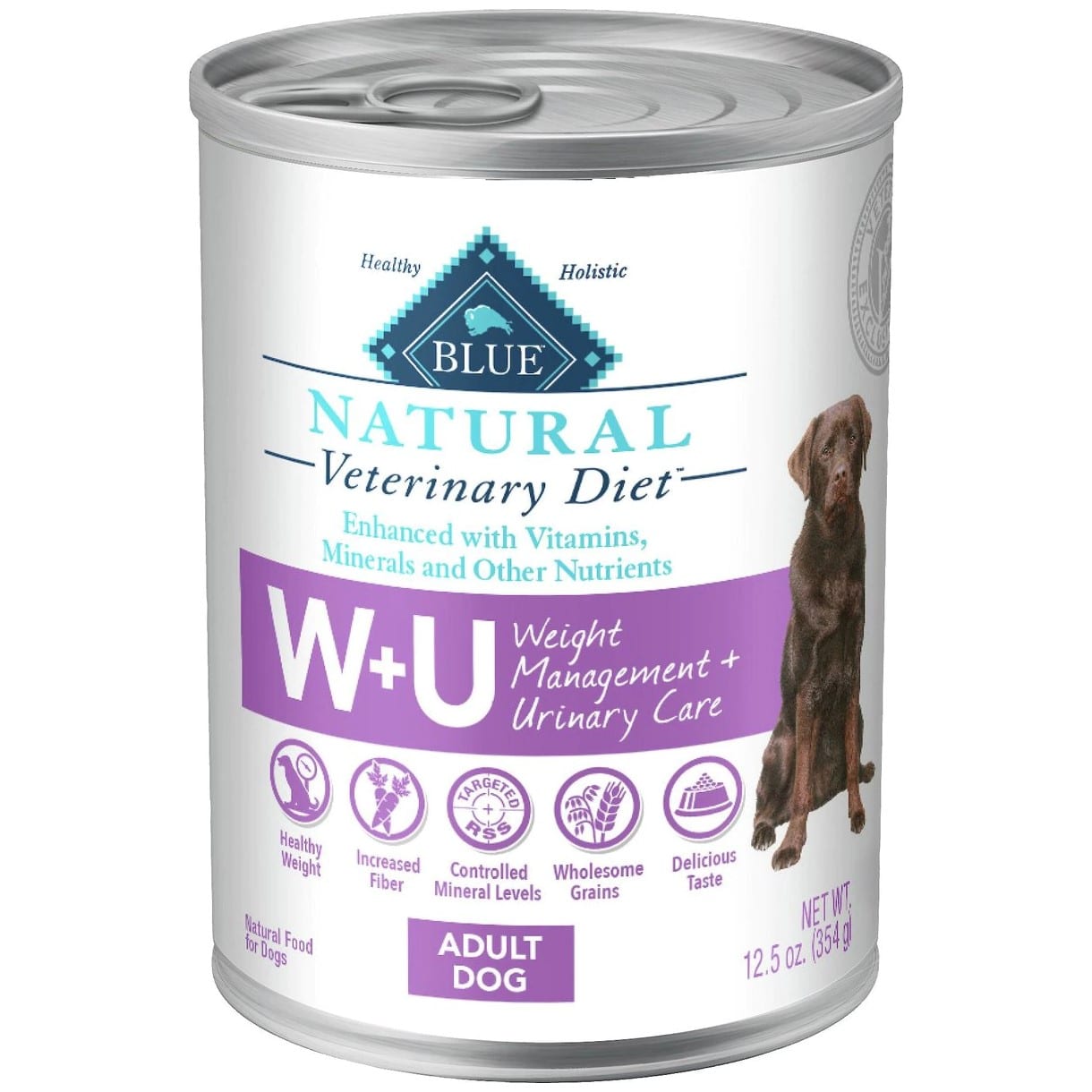 Blue Buffalo Natural Veterinary Diet W+U Weight Management + Urinary Care Chicken Wet Dog Food