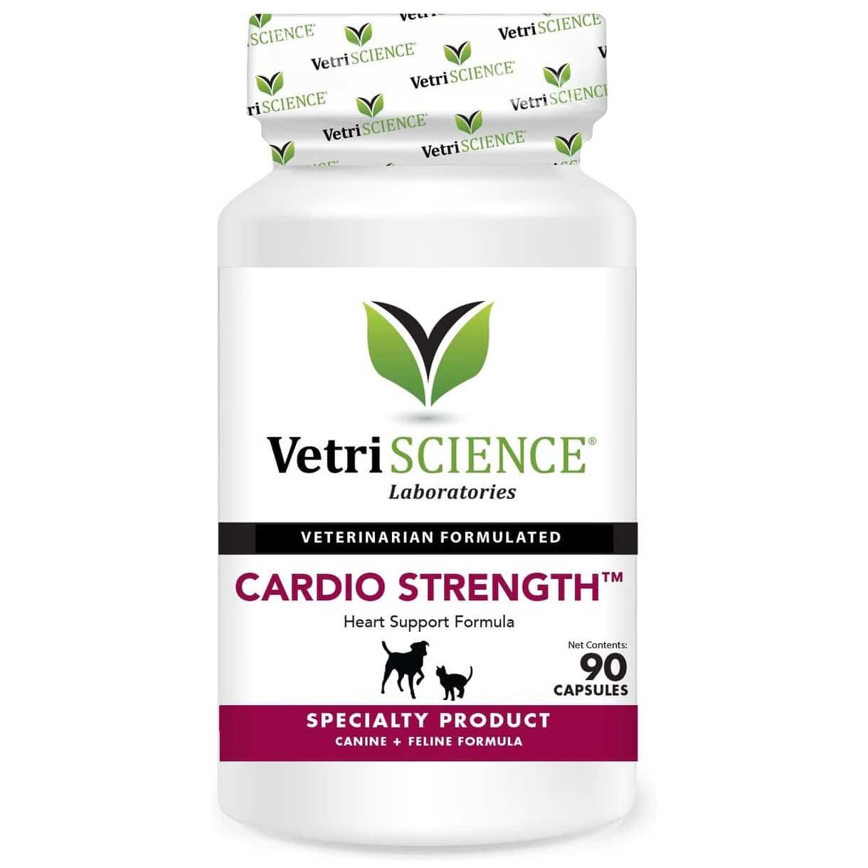VetriScience Cardio Strength Capsules Heart Supplement for Cats & Dogs