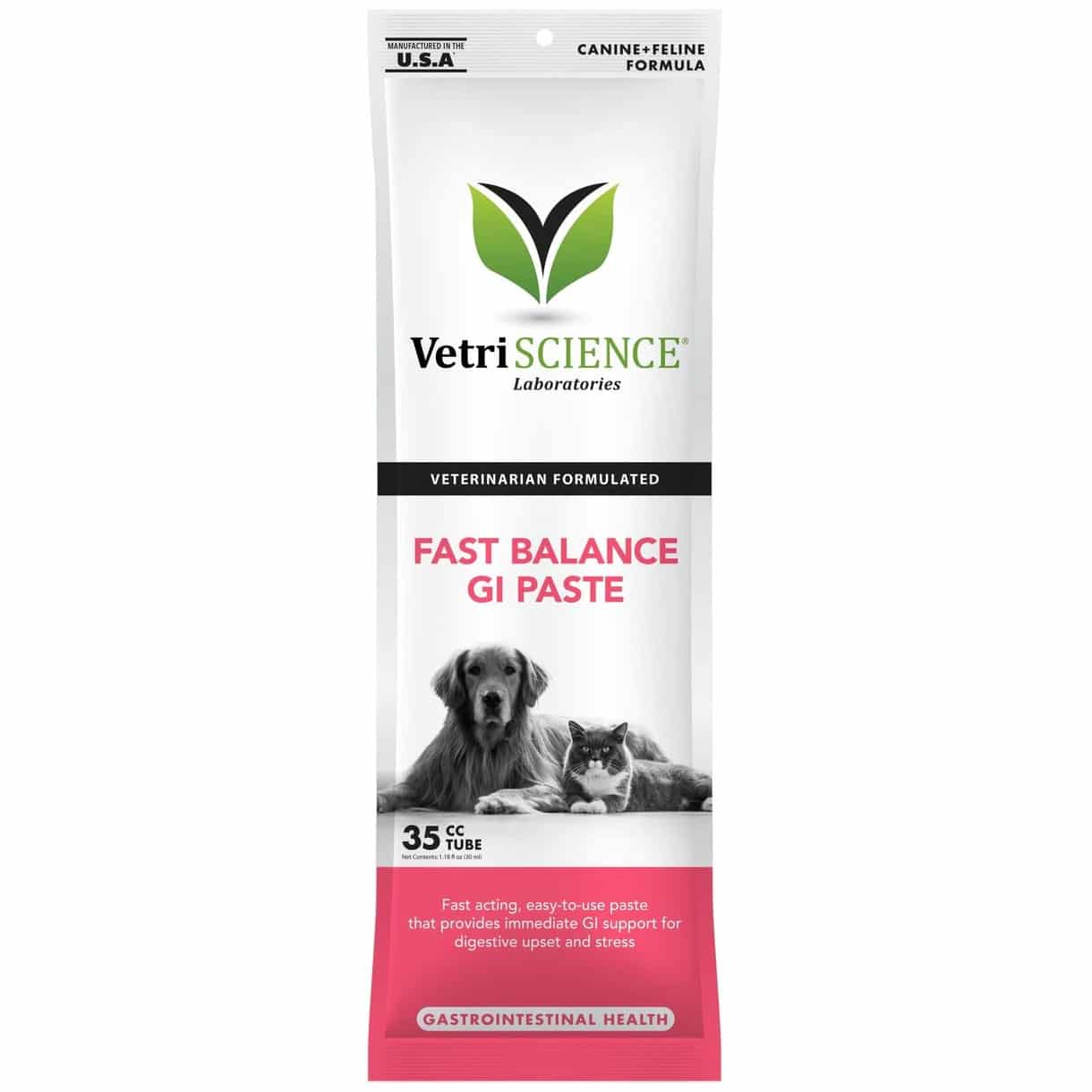 VetriScience Fast Balance G.I. Paste Medication for Digestive Issues for Cats & Dog