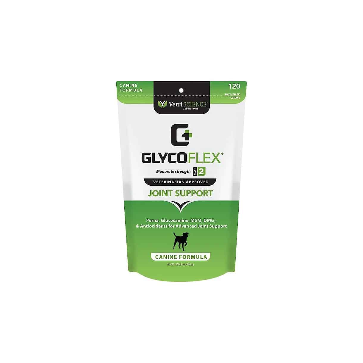 VetriScience GlycoFlex II Chicken Liver Flavored Soft Chews Joint Supplement for Dogs