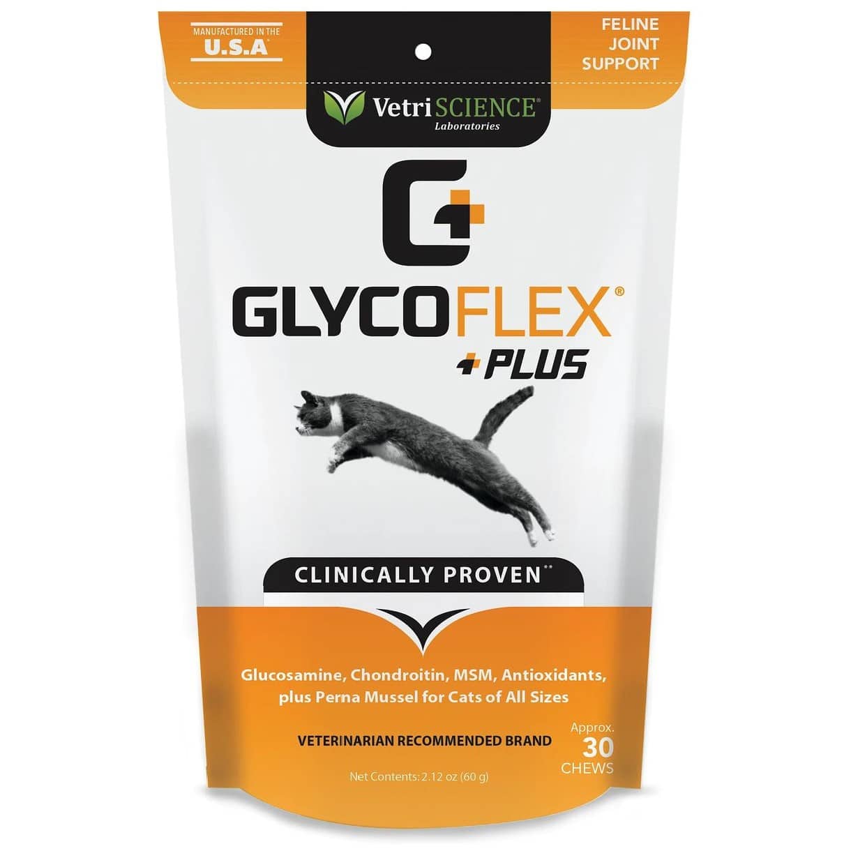 VetriScience GlycoFlex Plus Soft Chews Joint Supplement for Cats