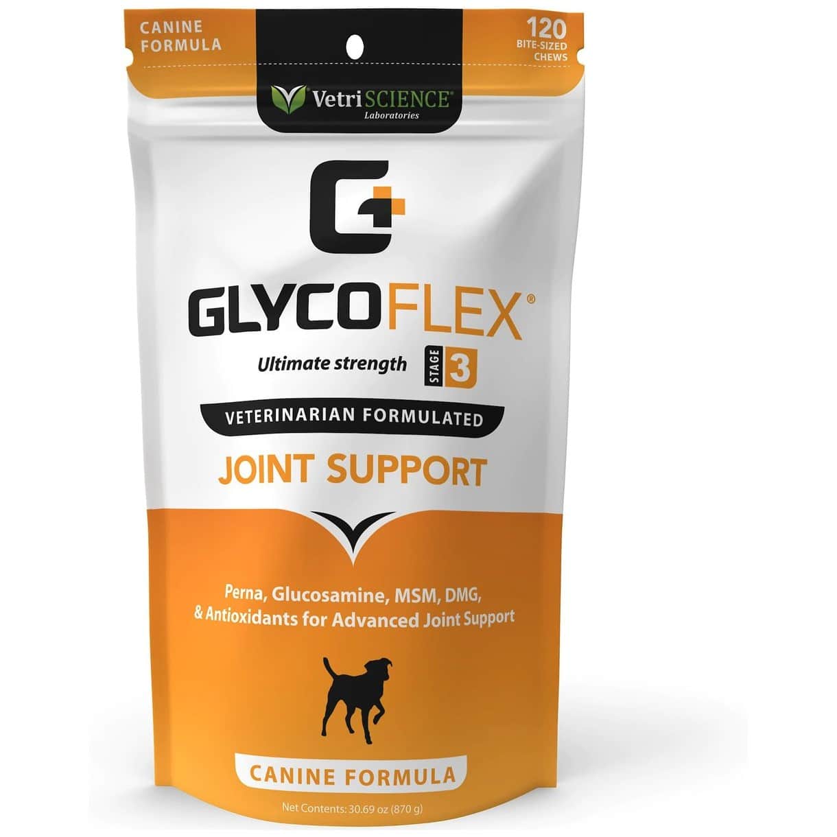 VetriScience GlycoFlex Stage III Chicken Flavored Soft Chews Joint Supplement for Dogs
