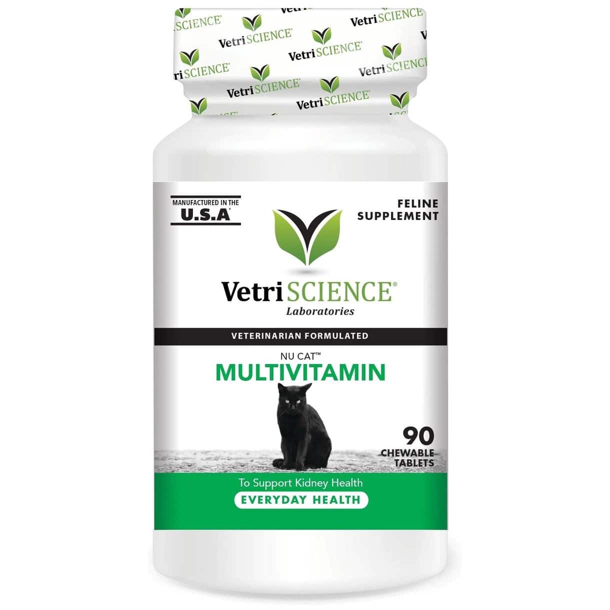 VetriScience Nu Cat Chewable Tablets Multivitamin for Cats
