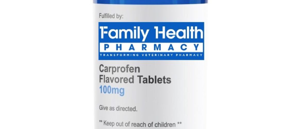 Carprofen (Generic to Rimadyl, Novox, Vetprofen) Flavored Tablets for Dogs 100 mg