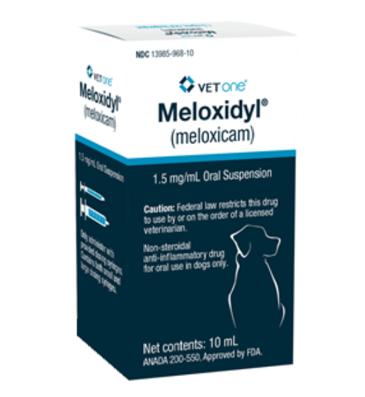 Meloxidyl (Meloxicam) 1.5mg-mL Oral Suspension for Dogs, 10mL