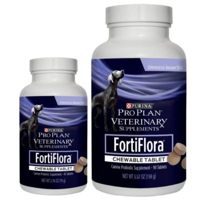 Purina Pro Plan Veterinary Diets FortiFlora Chewable Dog Supplement 45CT AND 90CT