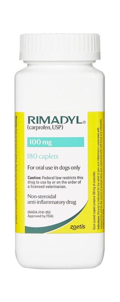 Rimadyl (Carprofen) Caplets for Dogs 100 mg