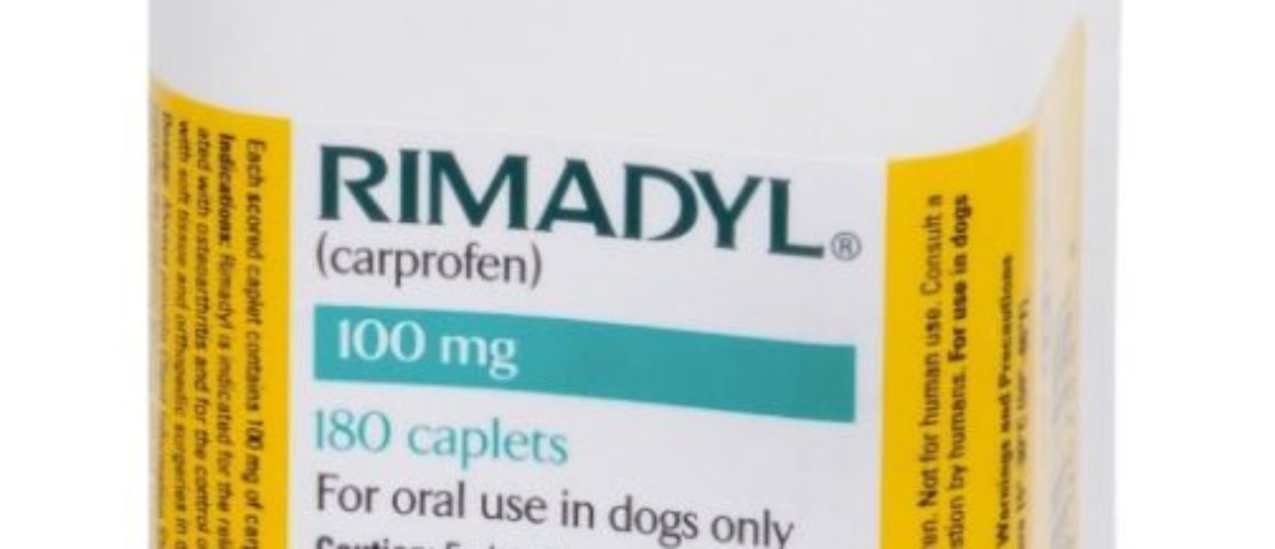 Rimadyl (Carprofen) Caplets for Dogs 100MG 180 CT