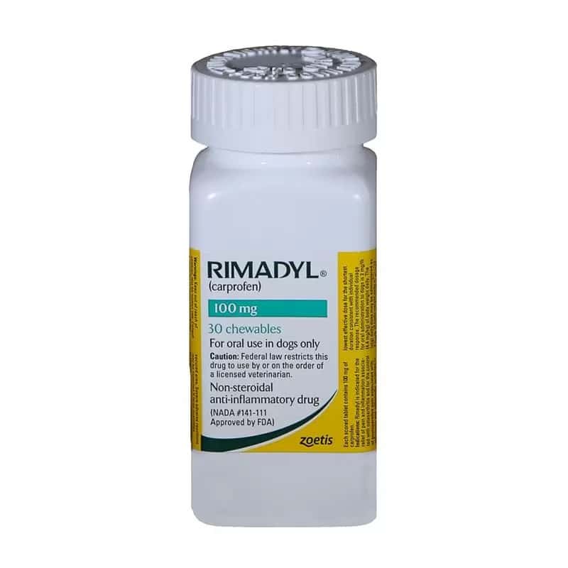 Rimadyl (Carprofen) Chewable Tablets for Dogs 100 mg 30 CT