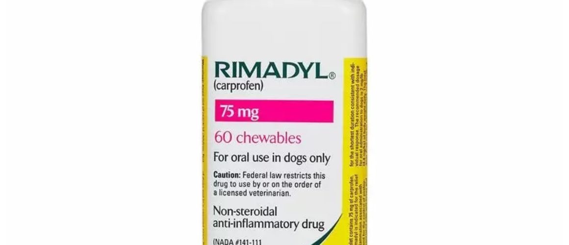 Rimadyl (Carprofen) Chewable Tablets for Dogs 75 mg 60 ct