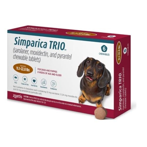 Simparica-Trio-Chewable-Tablets-for-Dogs-11.1-22.0-lb-6-treatments-Caramel-Box--600x433