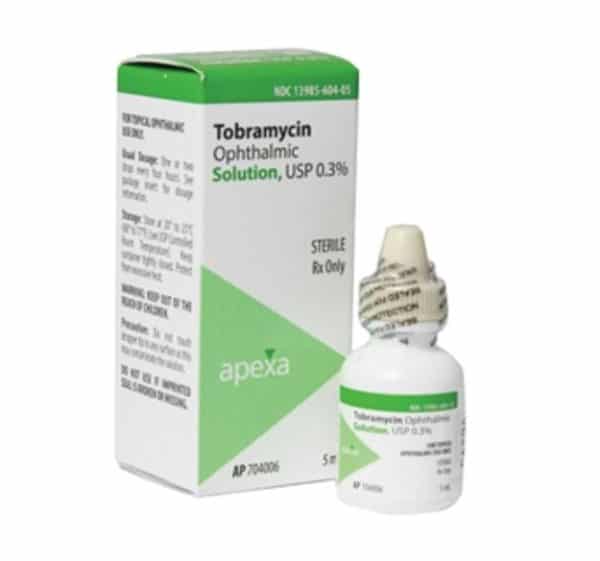 Tobramycin (Generic) Ophthalmic Solution 0.3%, 5-mL Apexa