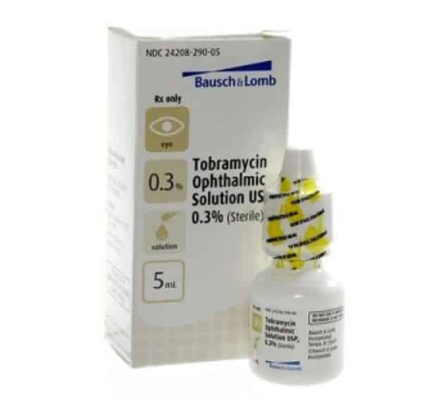 Tobramycin (Generic) Ophthalmic Solution 0.3%, 5-mL Baush & Lomb