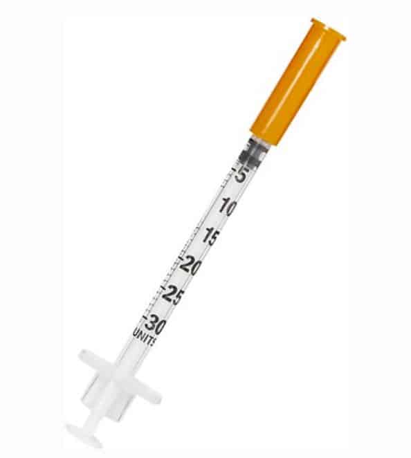 UltiCare UltiGuard Safe Pack Insulin Syringes U-100 29 Gauge x 0.5-in By UltiCare SYR 0.3CC