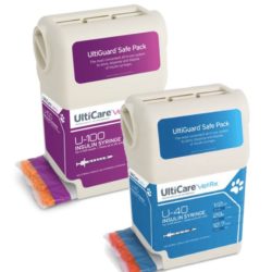 UltiCare UltiGuard Safe Pack Insulin Syringes U-100 31Gauge x 5-16in MAIN