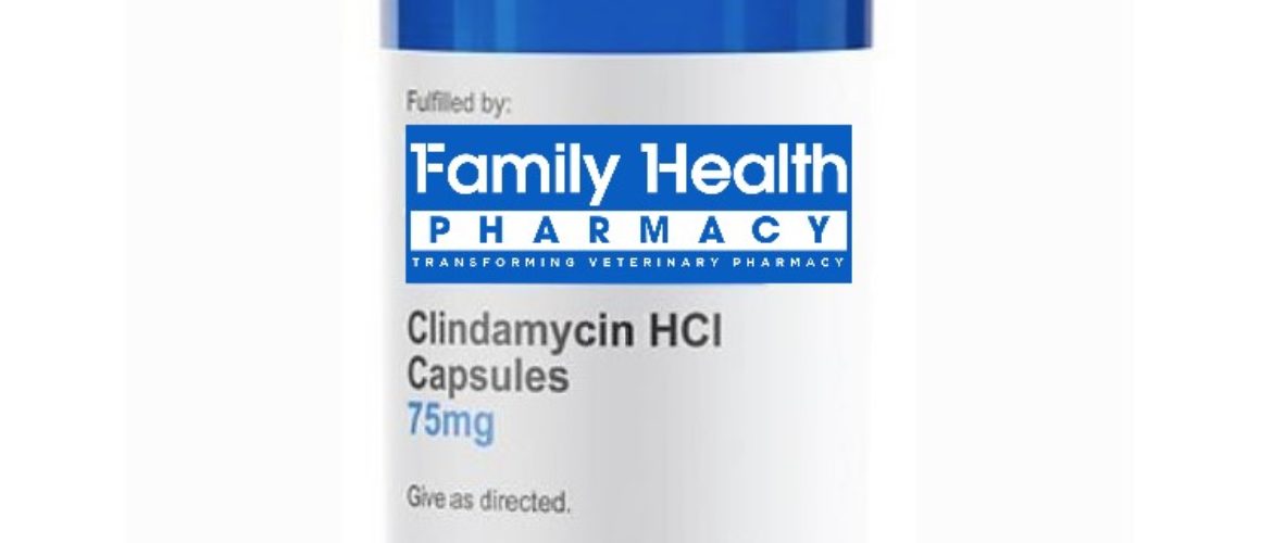 (Clindamycin HCI) Capsules for Dogs 75 mg