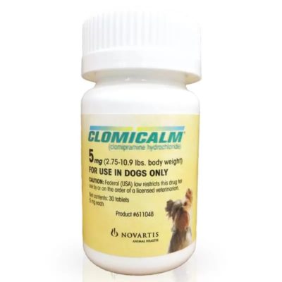 Clomicalm (Clomipramine HCl) Tablets for Dogs 5 mg