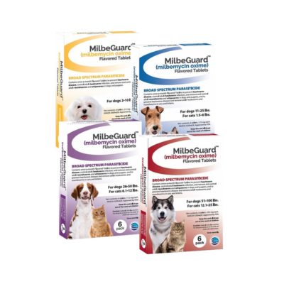MilbeGuard Flavored Tablets for Dogs and Cats, 6 Month Supply main