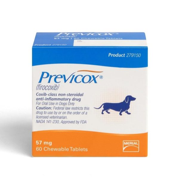 Previcox (Firocoxib) Chewable Tablets for Dogs 57mg 10ct