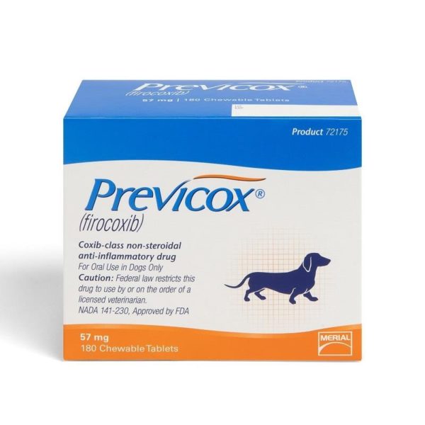 Previcox (Firocoxib) Chewable Tablets for Dogs 57mg 180ct