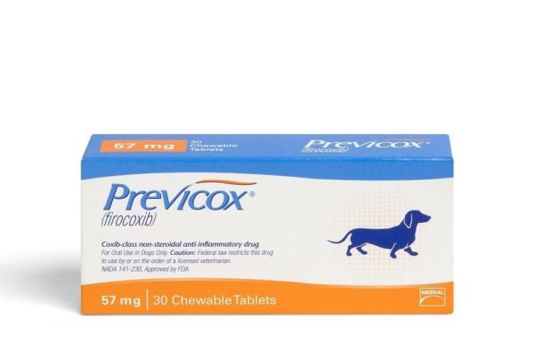 Previcox (Firocoxib) Chewable Tablets for Dogs 57mg 30ct