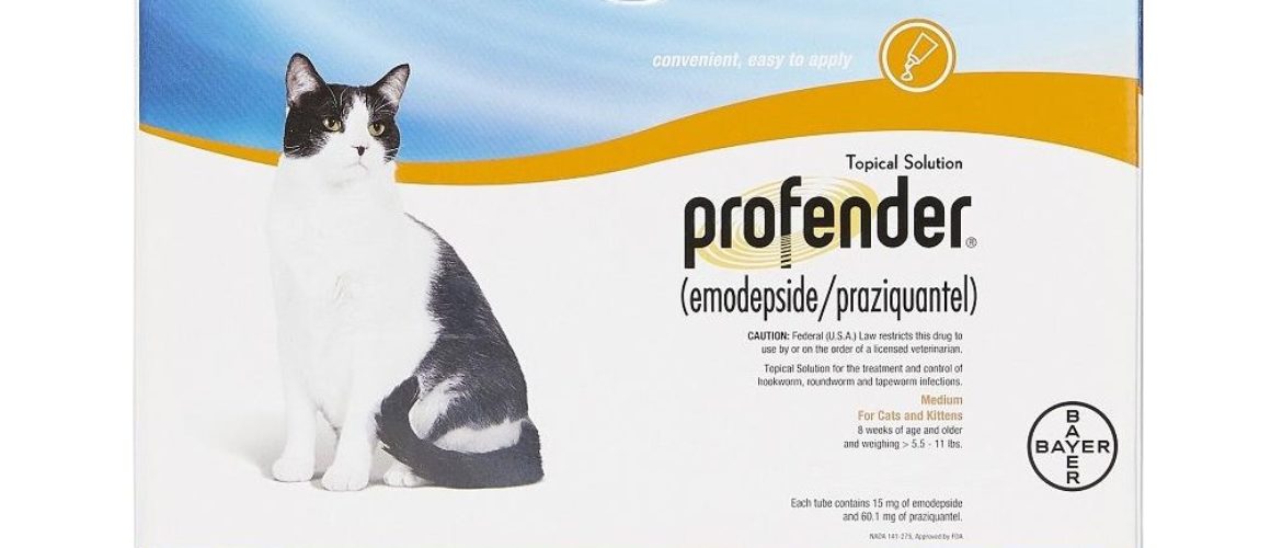Profender Topical Solution for Cats, 5.5-11 lbs, 1 treatment (Orange Box)
