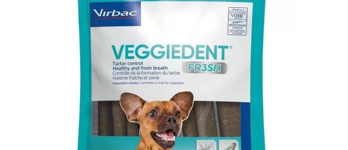 Virbac C.E.T. VeggieDent Fr3sh Tartar Control Dog Chews extra small
