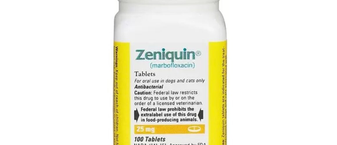 Zeniquin Tablets for Dogs & Cats By Zeniquin 25 MG