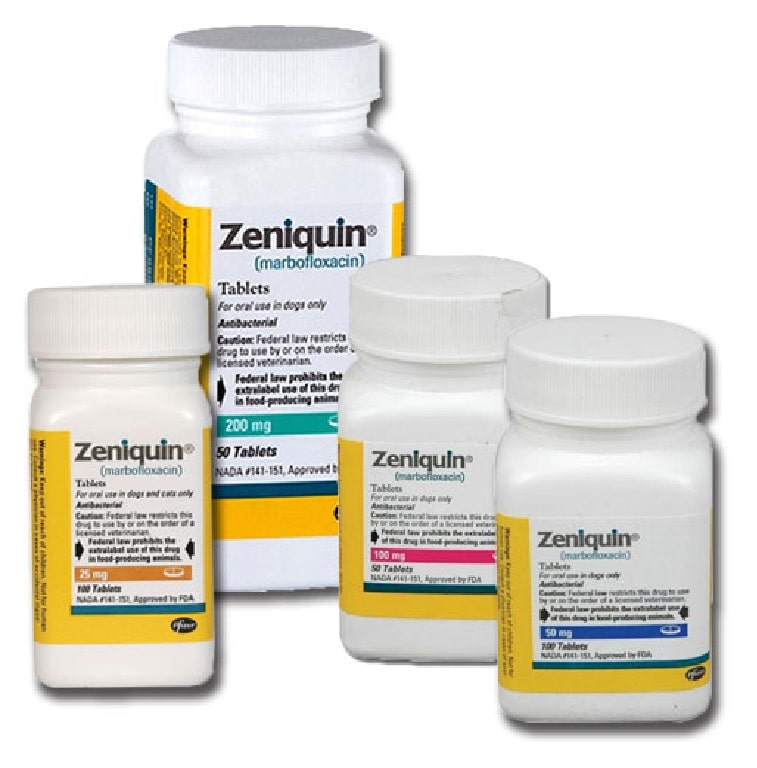 Zeniquin (Marbofloxacin) Tablets for Dogs & Cats 1Family 1Health Pharmacy