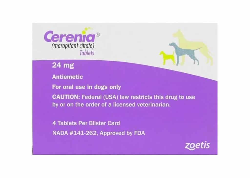 Cerenia (Maropitant Citrate) Tablets for Dogs 24mg
