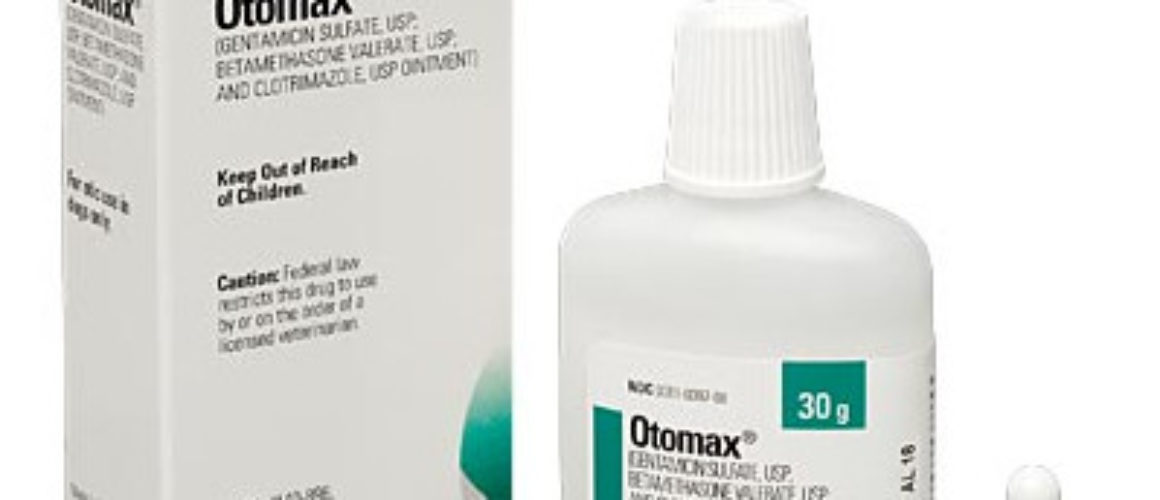 Otomax (Gentamicin, Betamethasone , Clotrimazole) Otic Ointment for Dogs 30gm