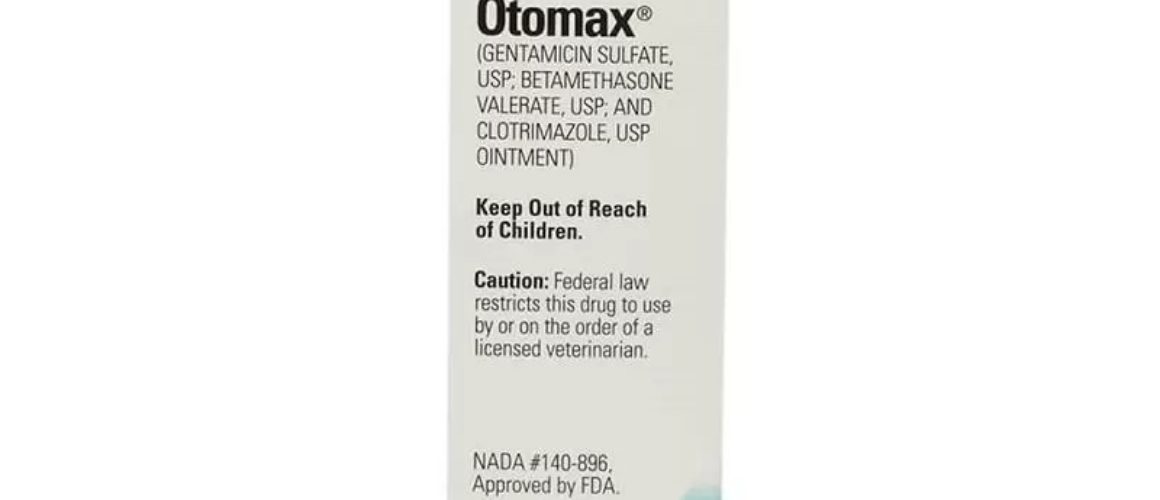Otomax (Gentamicin, Betamethasone , Clotrimazole) Otic Ointment for Dogs 7.5gm