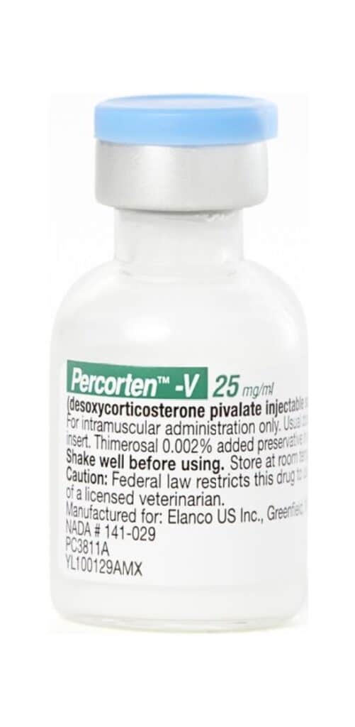 Percorten-V for Dogs, 25 mg per mL Vial By Percorten-V vial