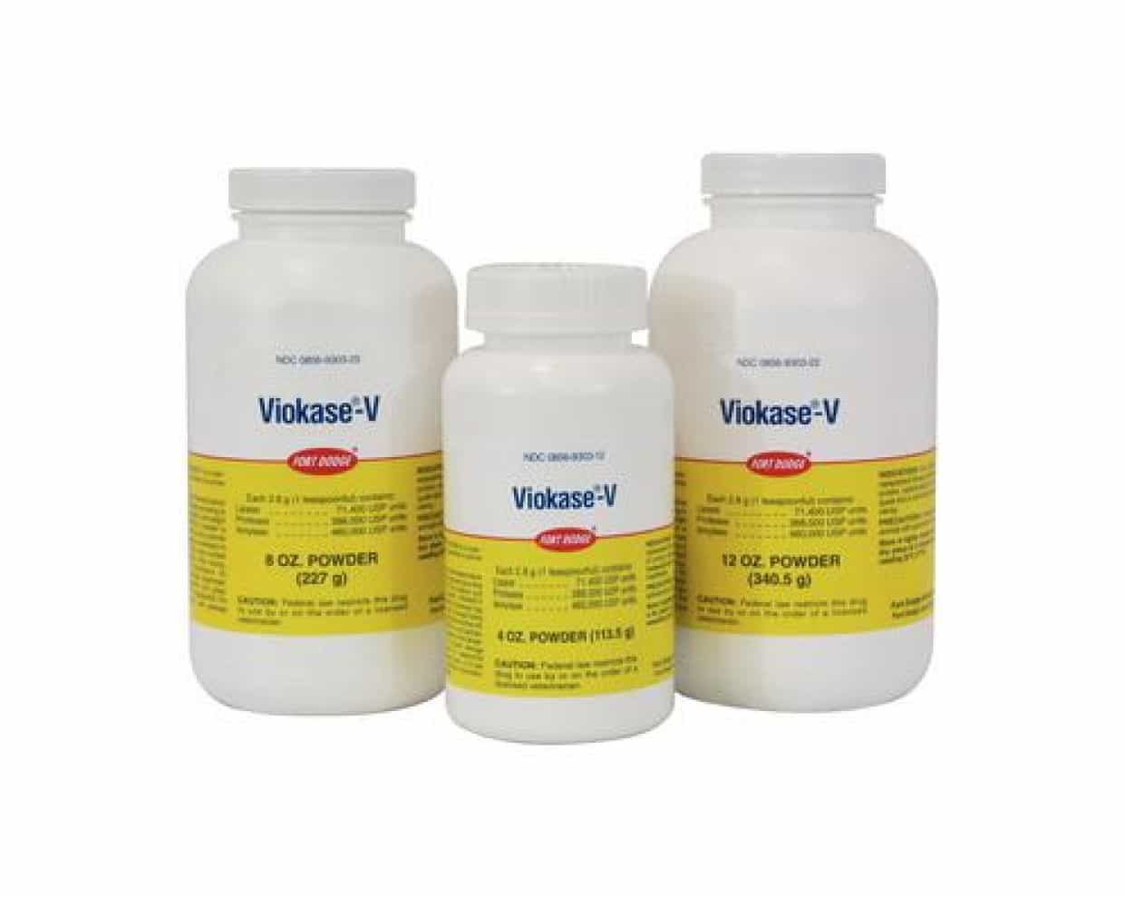 Viokase-V Powder for Dogs & Cats All