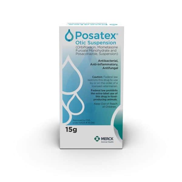 Posatex Otic Suspension for Dogs 15gm Box