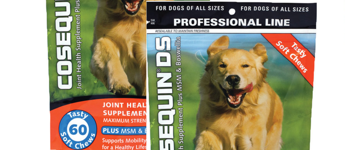 Cosequin DS Joint Heath Supplement for Dogs, Maximum Strength Plus MSM and Boswellia, 120 Soft Chews