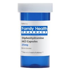 Diphenhydramine-HCl-Generic-Capsules-25mg